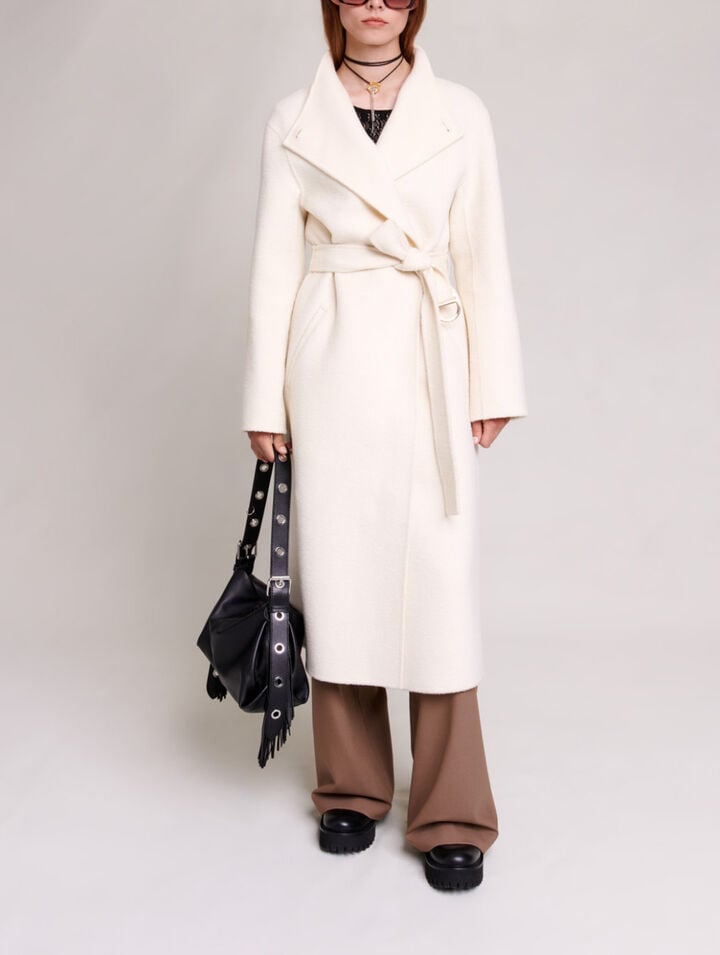Cappotto midi da allacciare