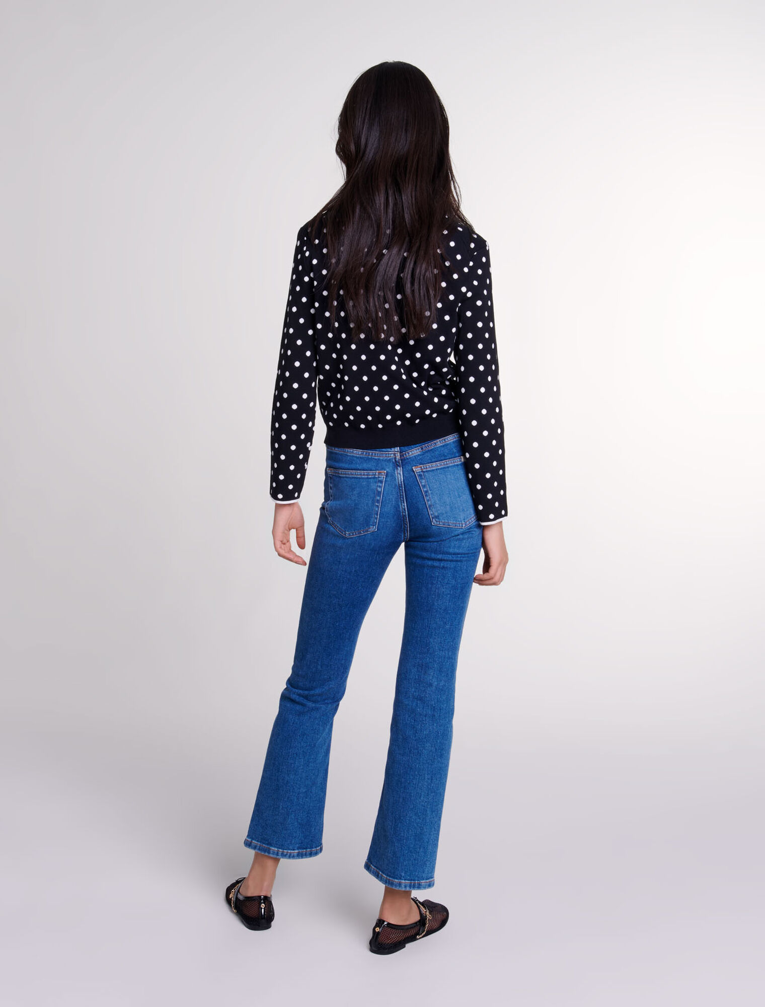 Cardigan in maglia jacquard