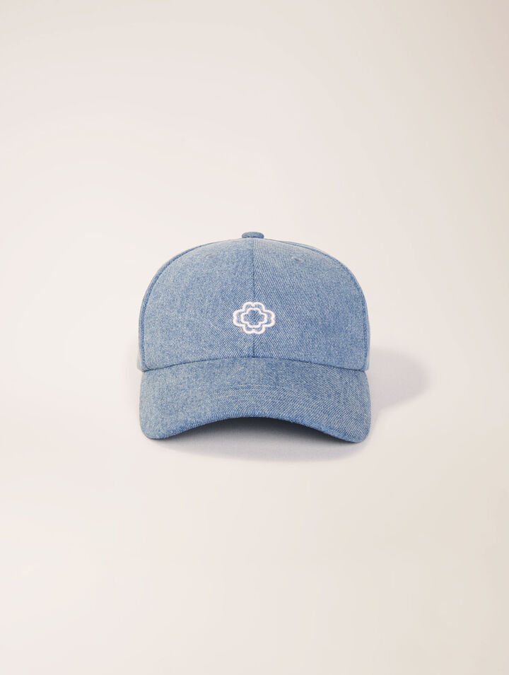 Cappellino in denim