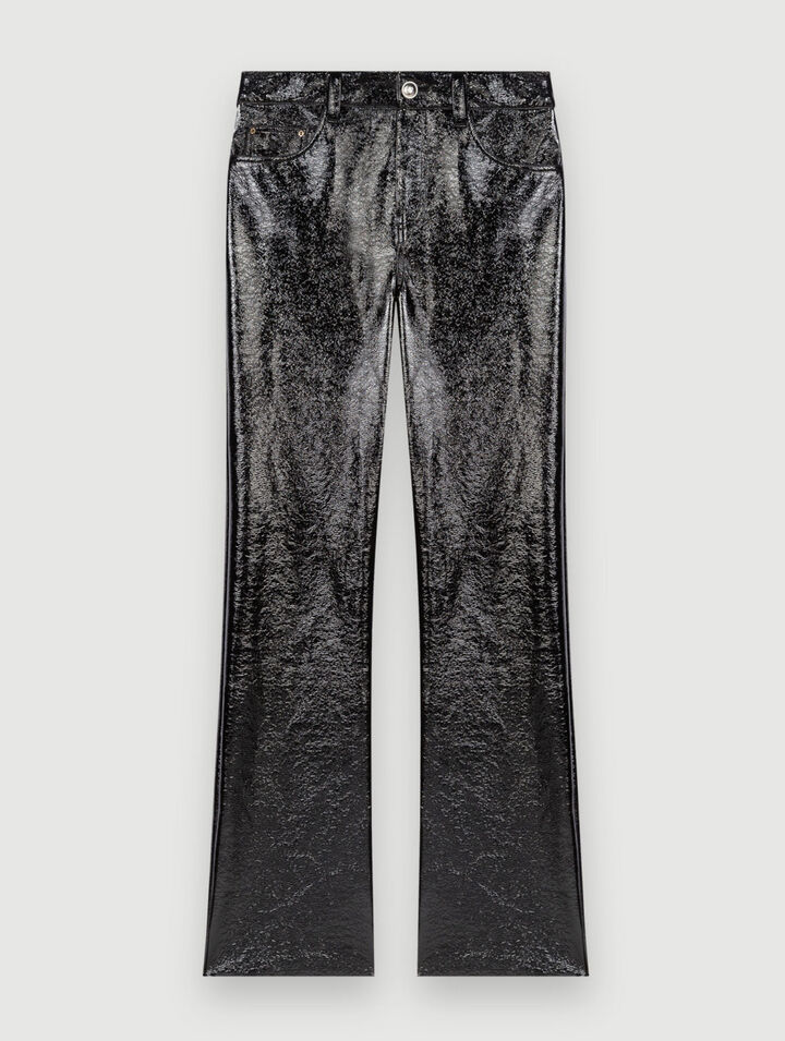 Pantaloni svasati in vinile
