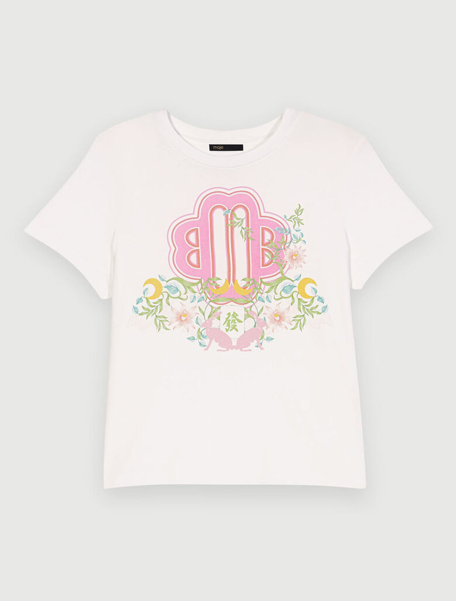 T-shirt con stampa Clover