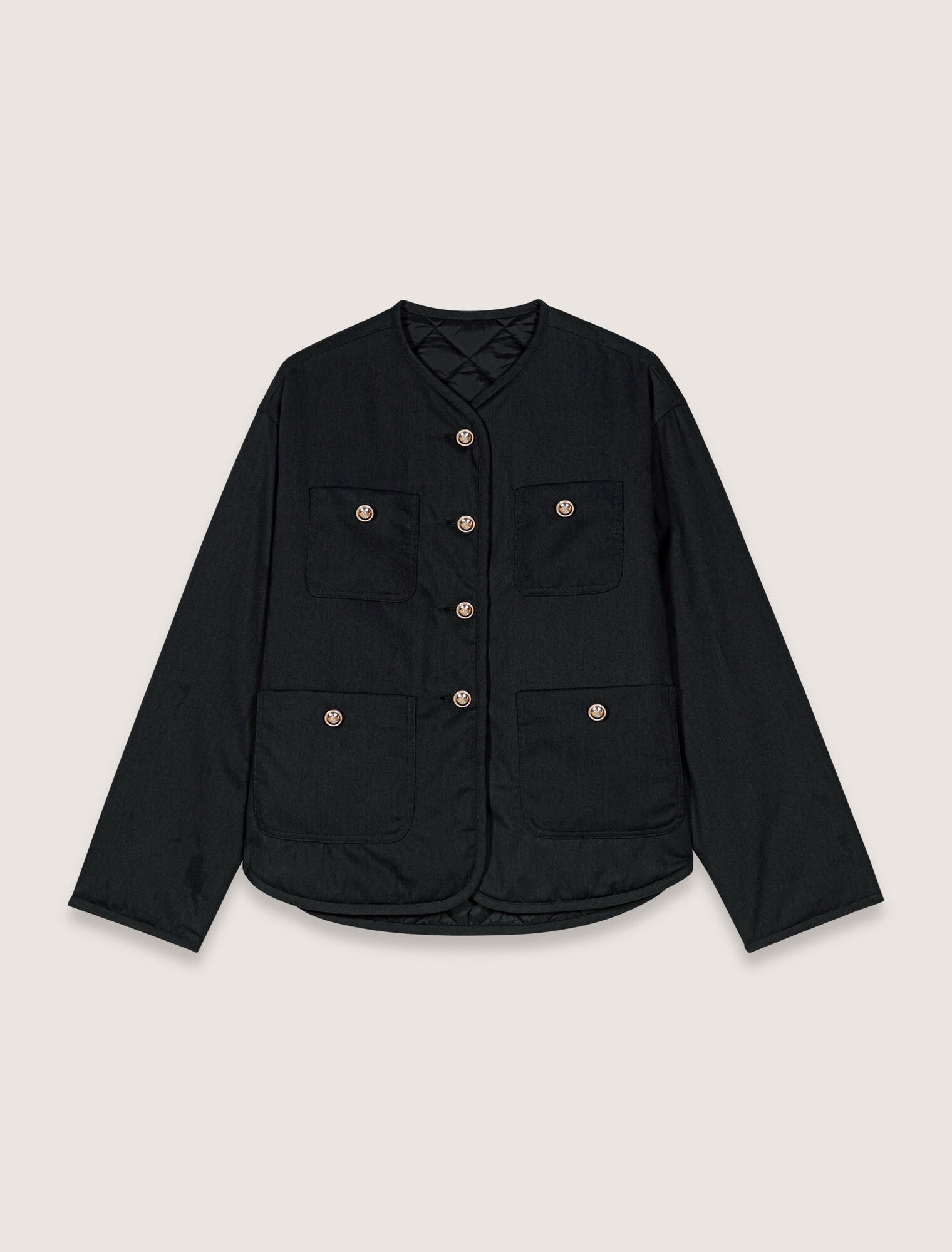 Cappotto trapuntato reversibile