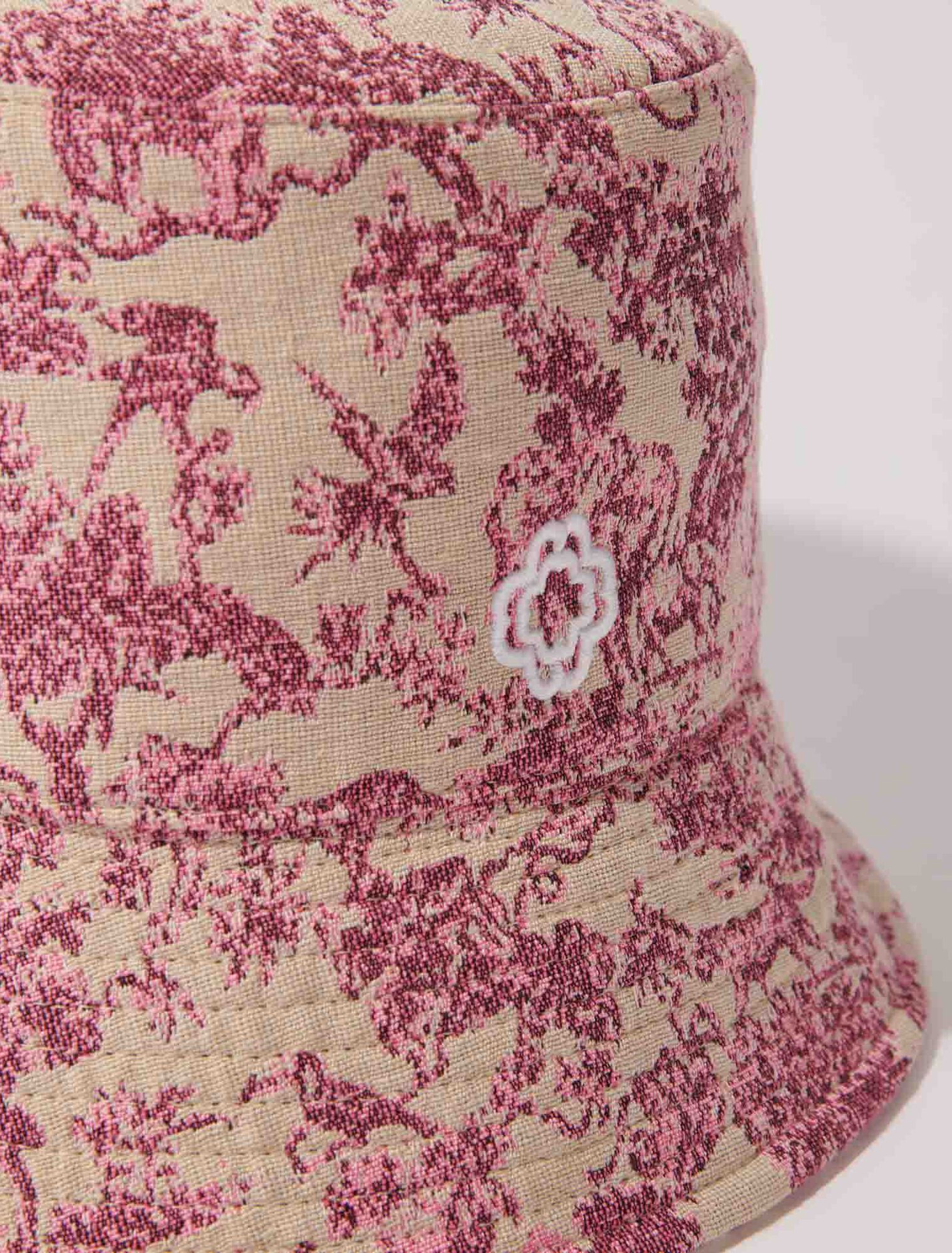 Cappello bucket in cotone stampato