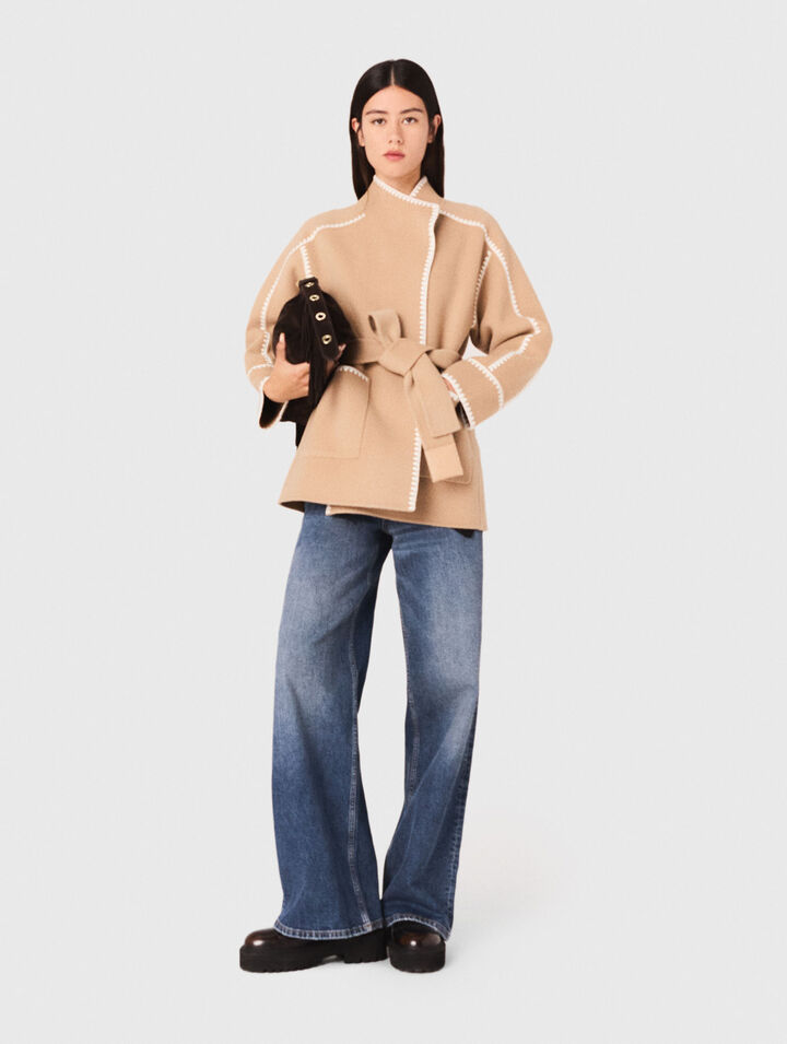 Cappotto corto double face