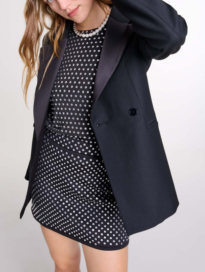 Giacca da completo con spilla