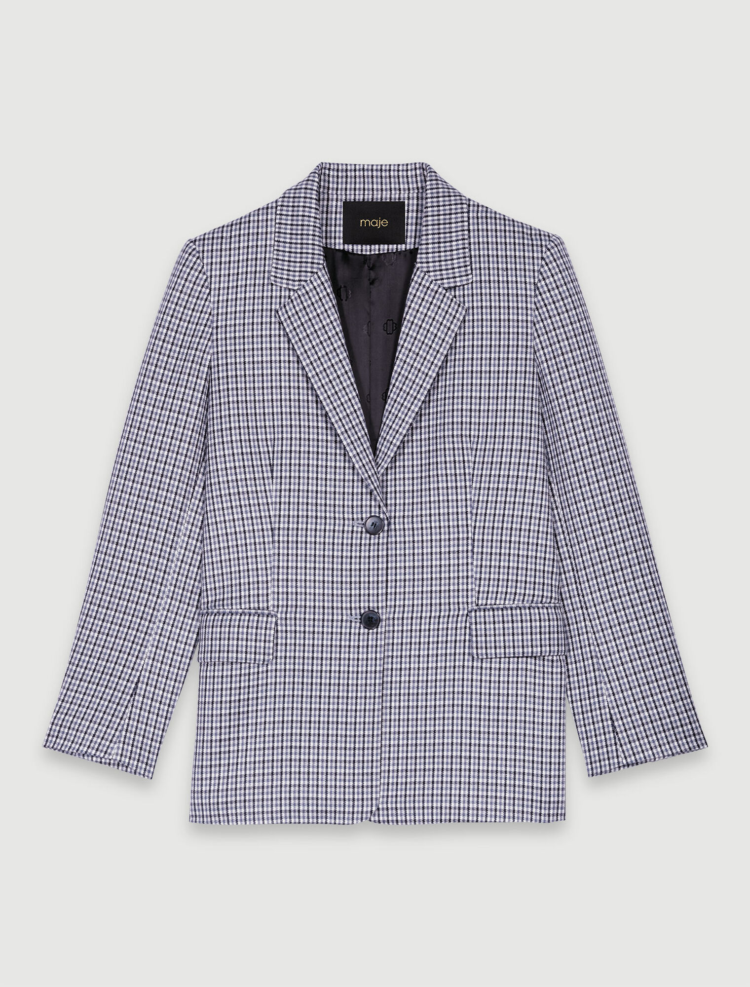 Giacca da tailleur a scacchi