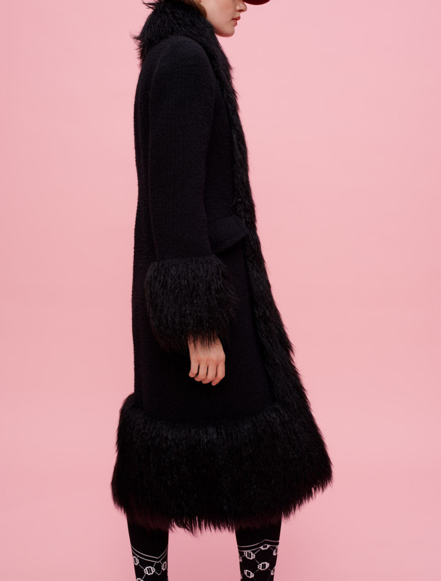 Cappotto in pelliccia sintetica