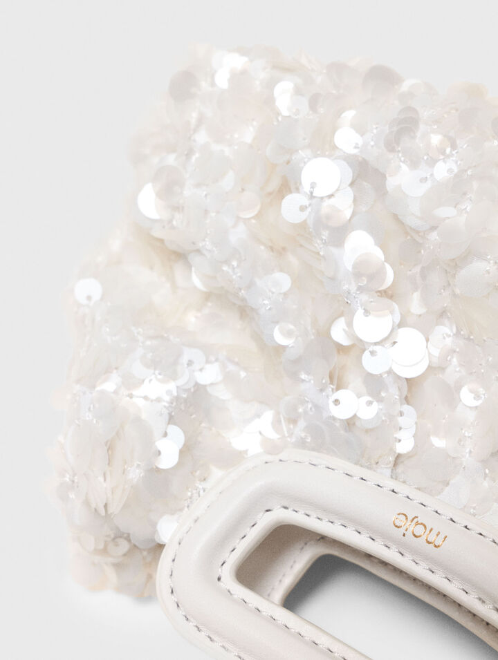 Milpli mini Clutch in paillettes