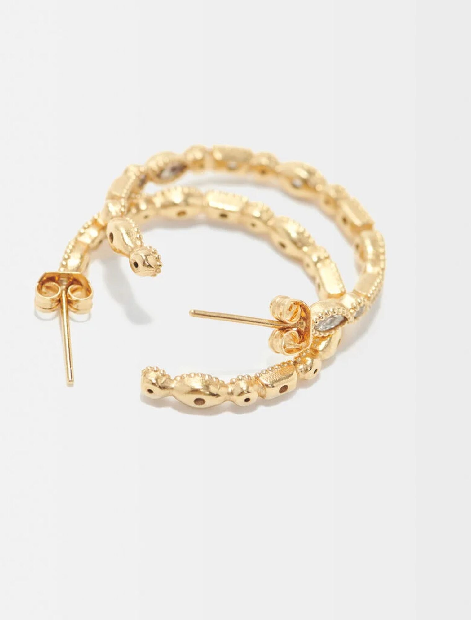 Orecchini creoli con strass