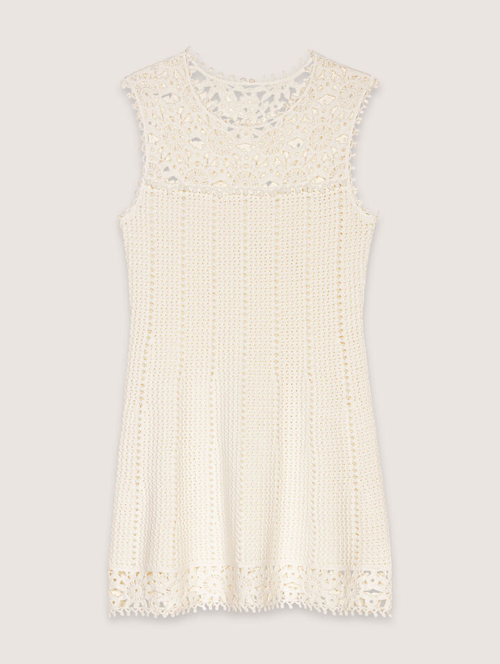 Abito corto in crochet