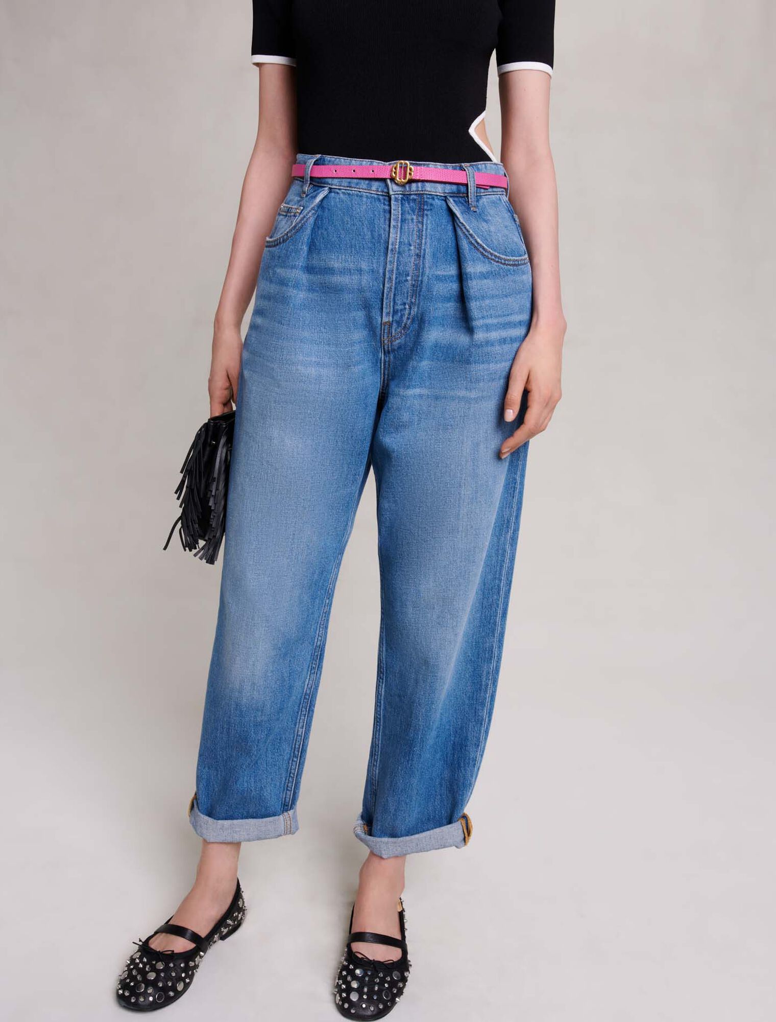 Jeans dritti e ampi