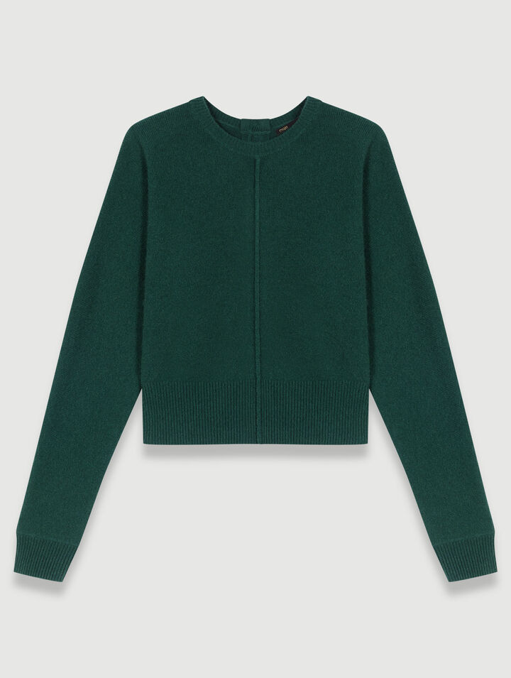 Pull in cachemire reversibile