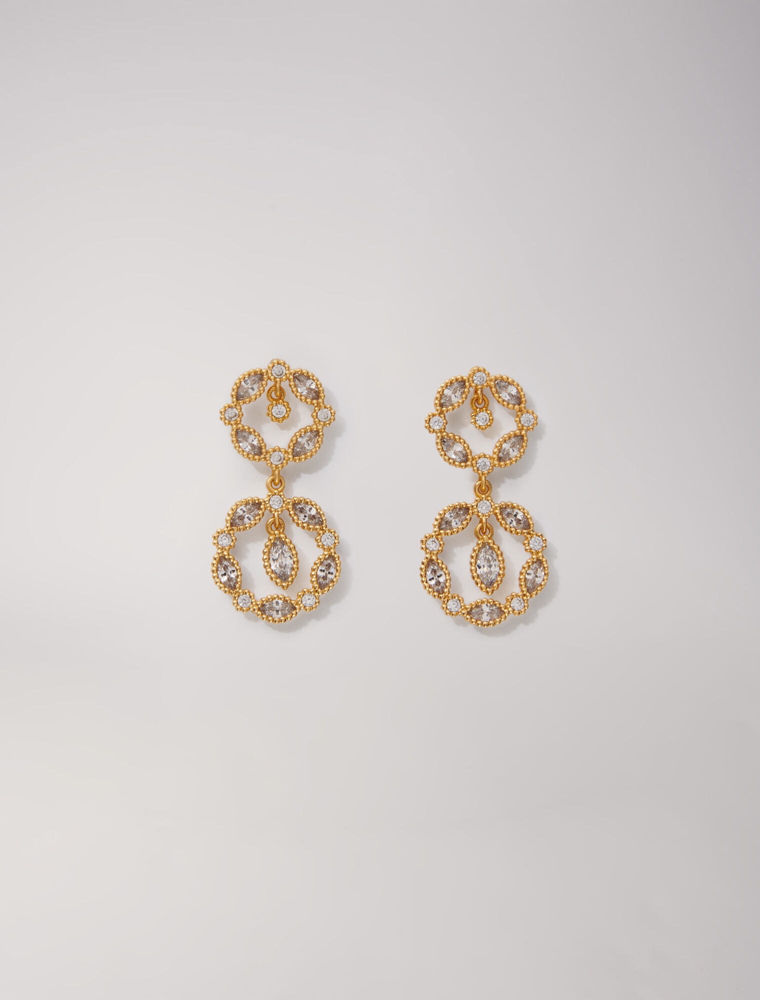 Orecchini pendenti con strass