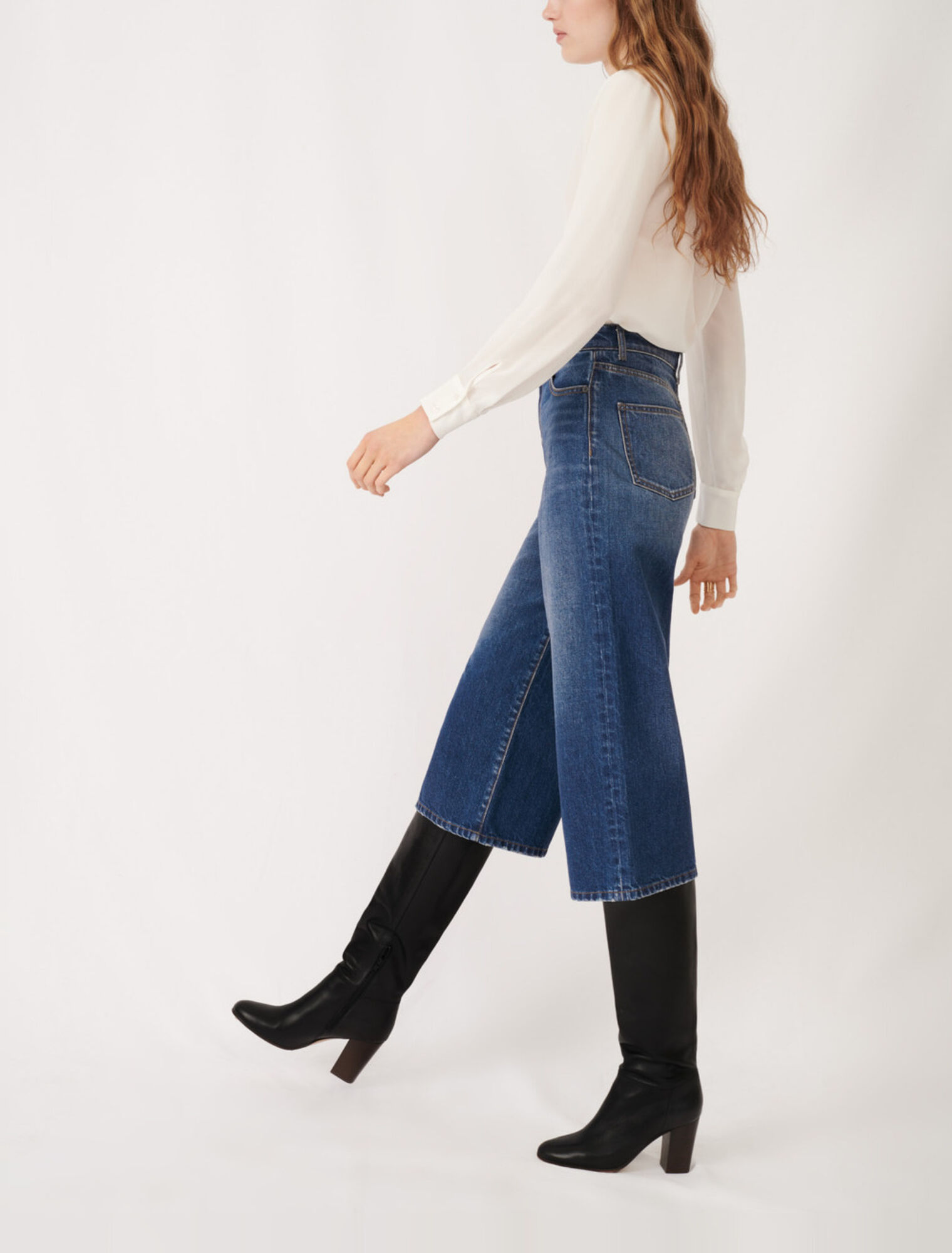 Jeans stile bermuda