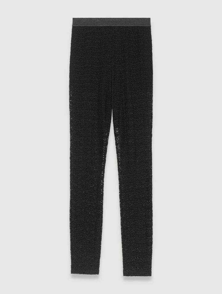 Leggings di pizzo