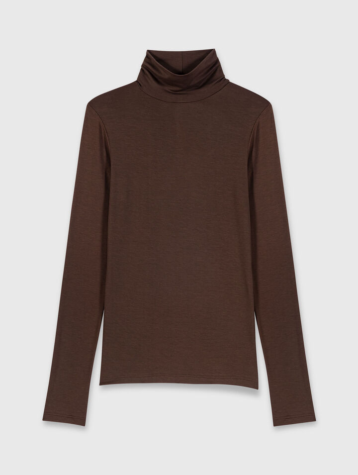 T-shirt a collo alto