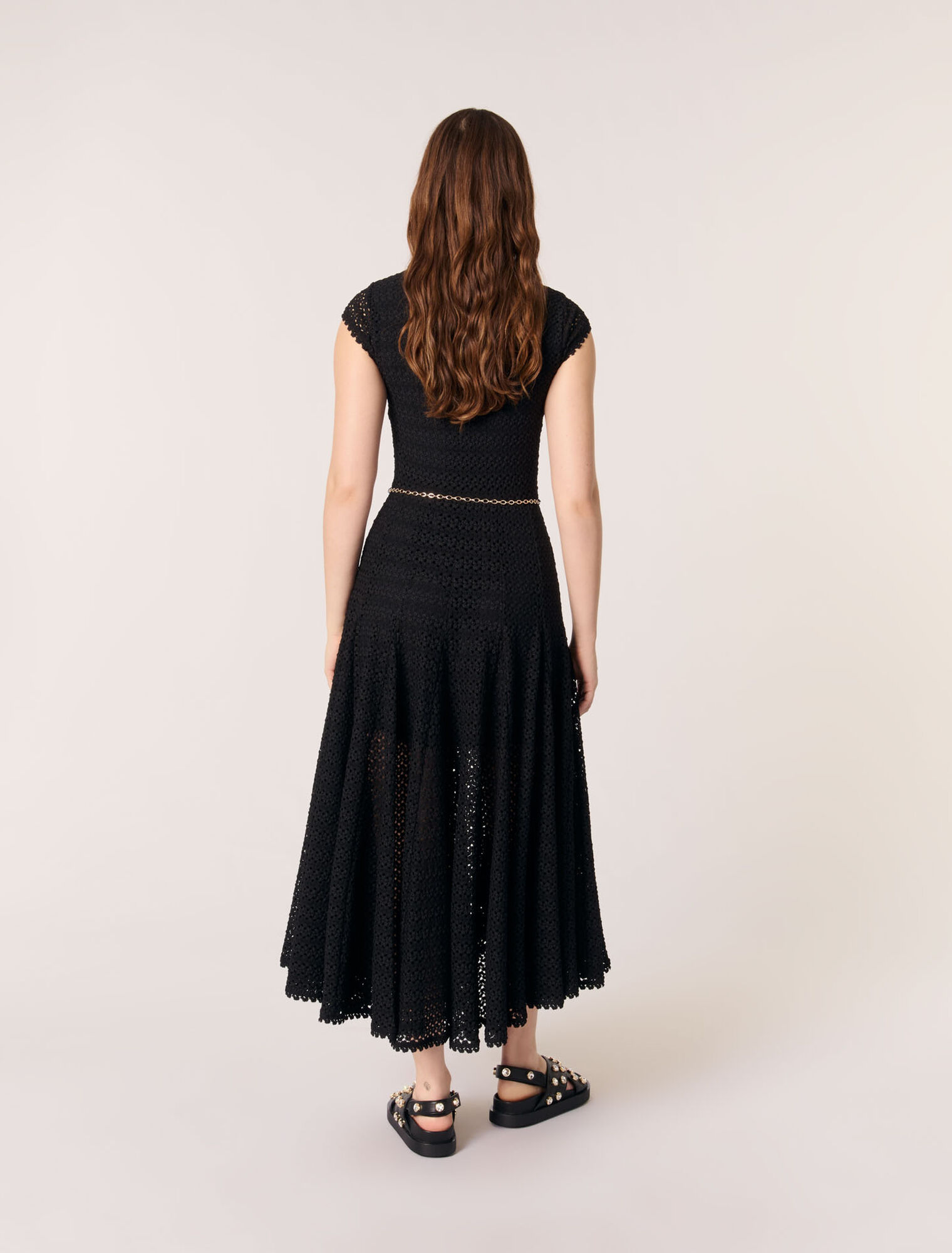 Abito lungo in crochet