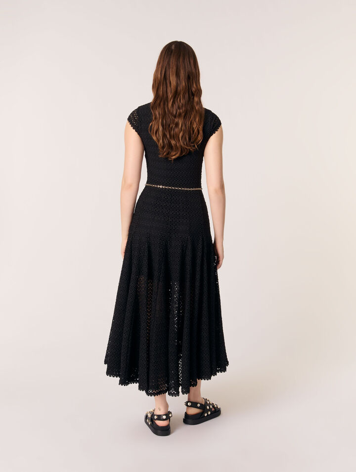 Abito lungo in crochet