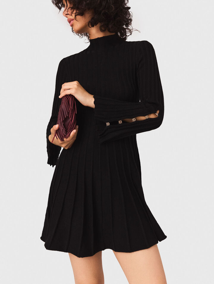 Abito corto in maglia