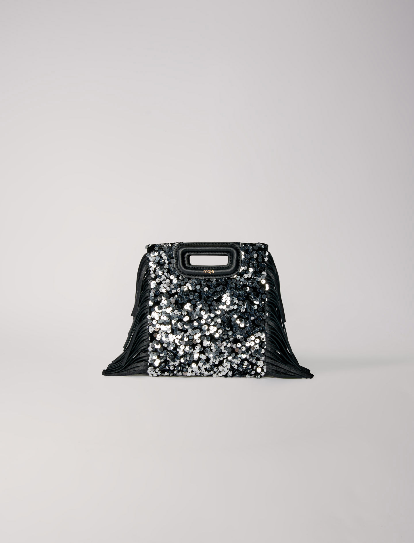 Borsa M mini in paillettes Borse M Maje