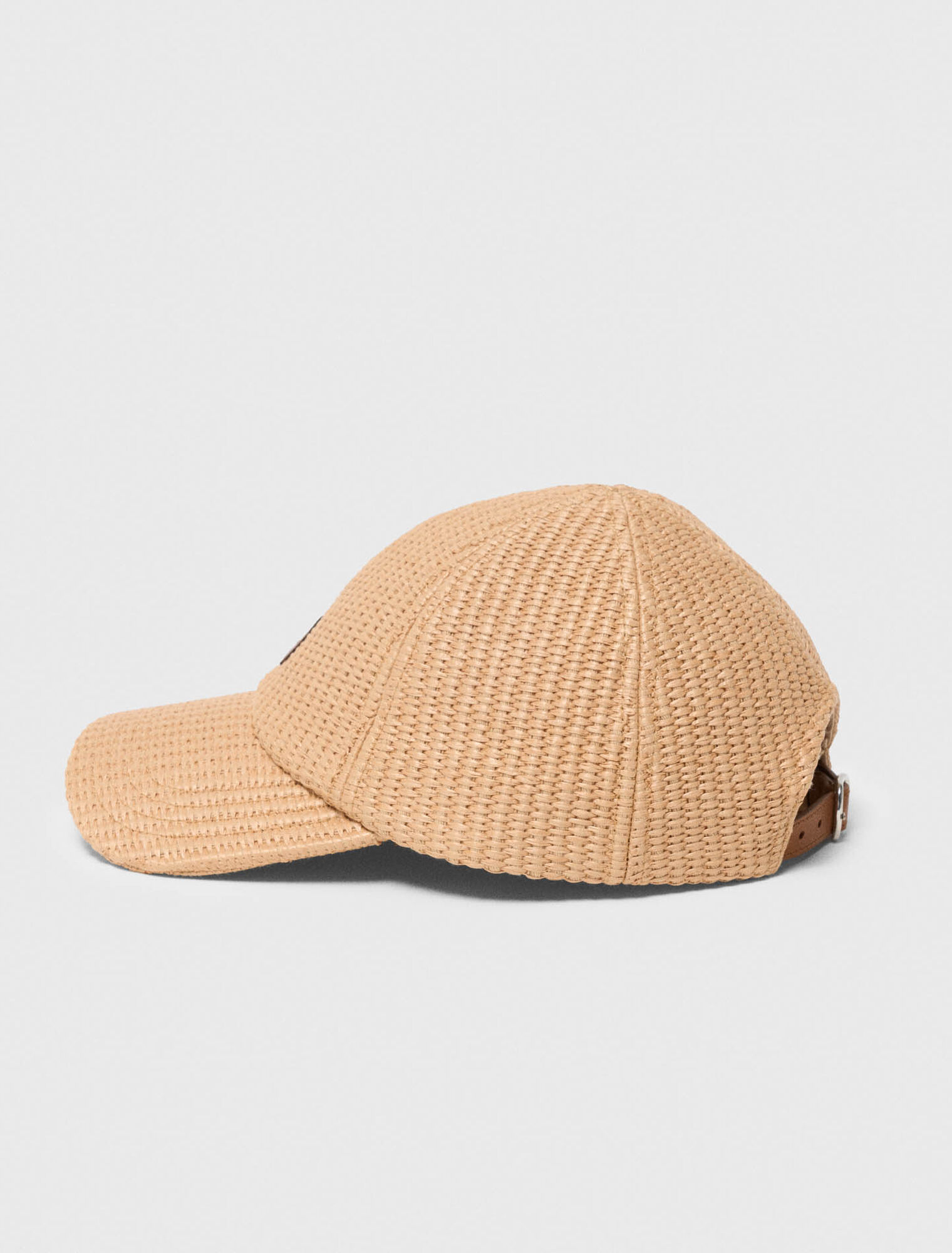 Cappello effetto materiale naturale