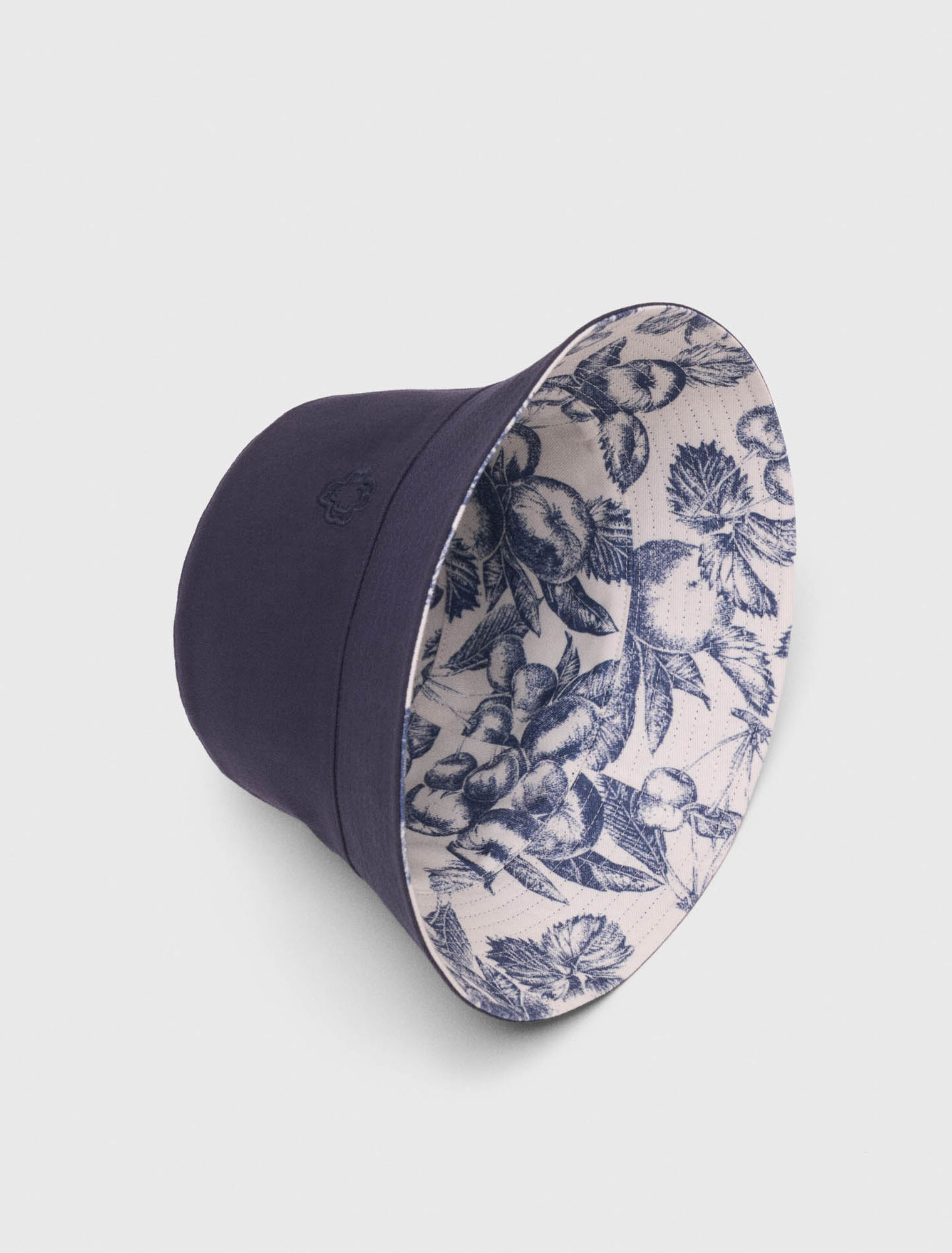 Cappello reversibile stampa frutta