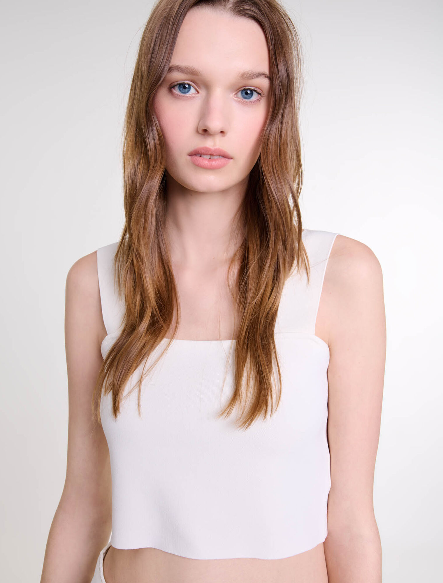 Crop top in maglia