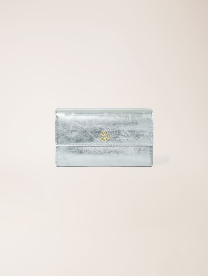 Borsa a portafoglio metallizzato