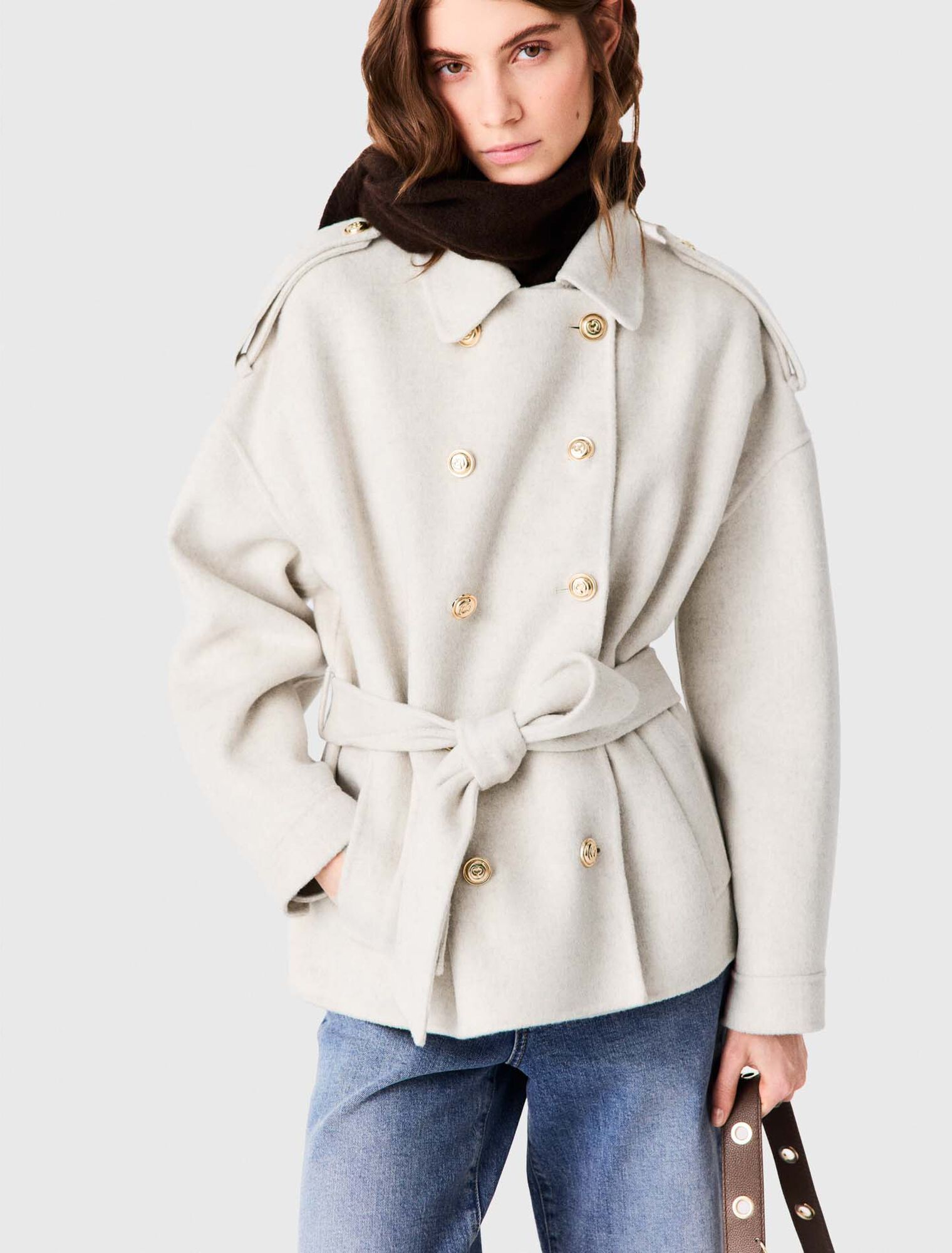Cappotto double face medio lungo