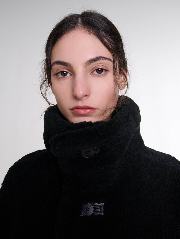 Cappotto in pelle reversibile