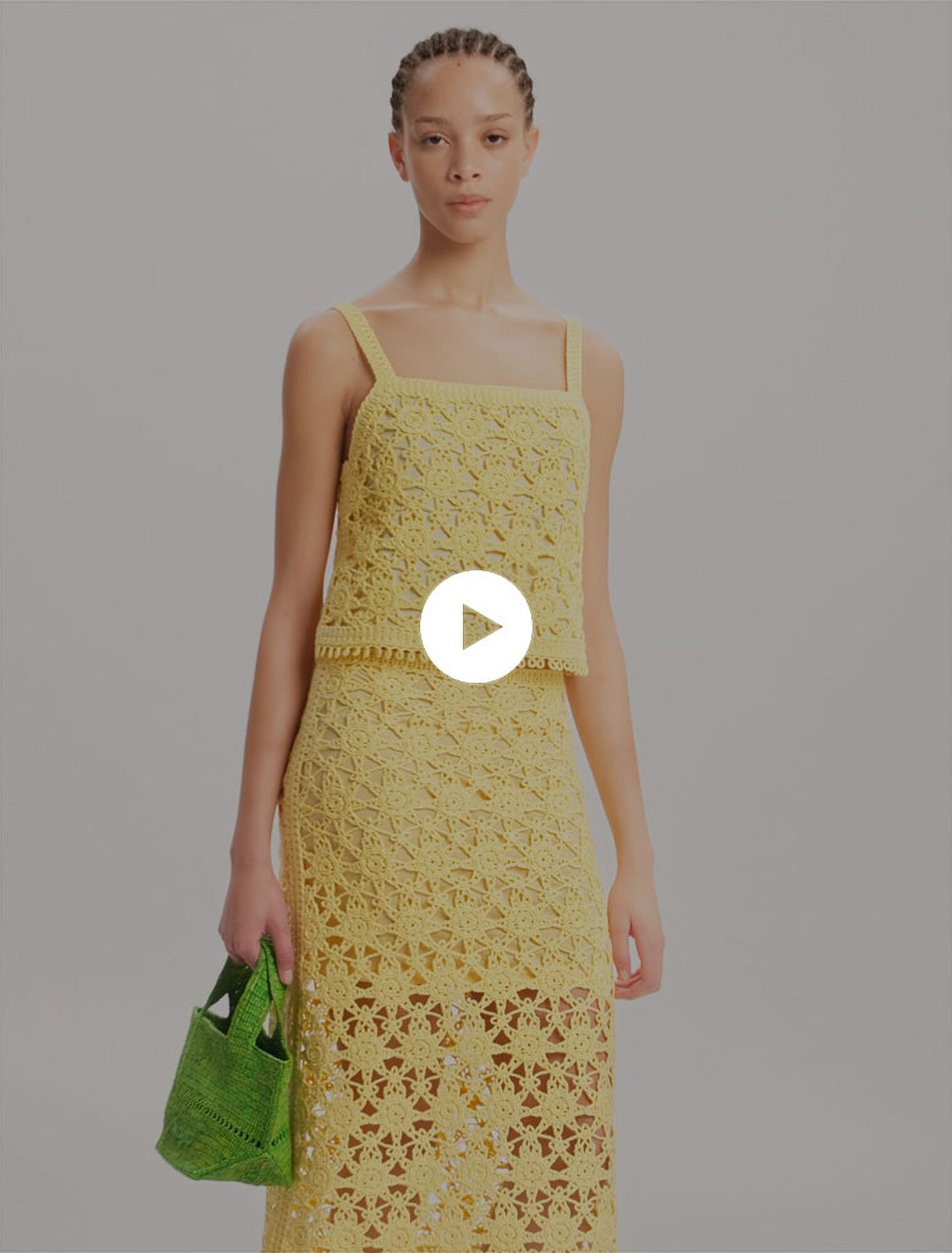 Gonna lunga in crochet