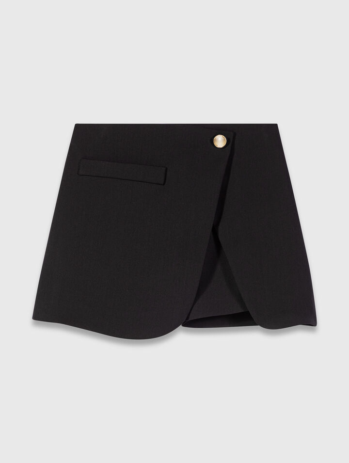 Shorts da tailleur trompe l'œil