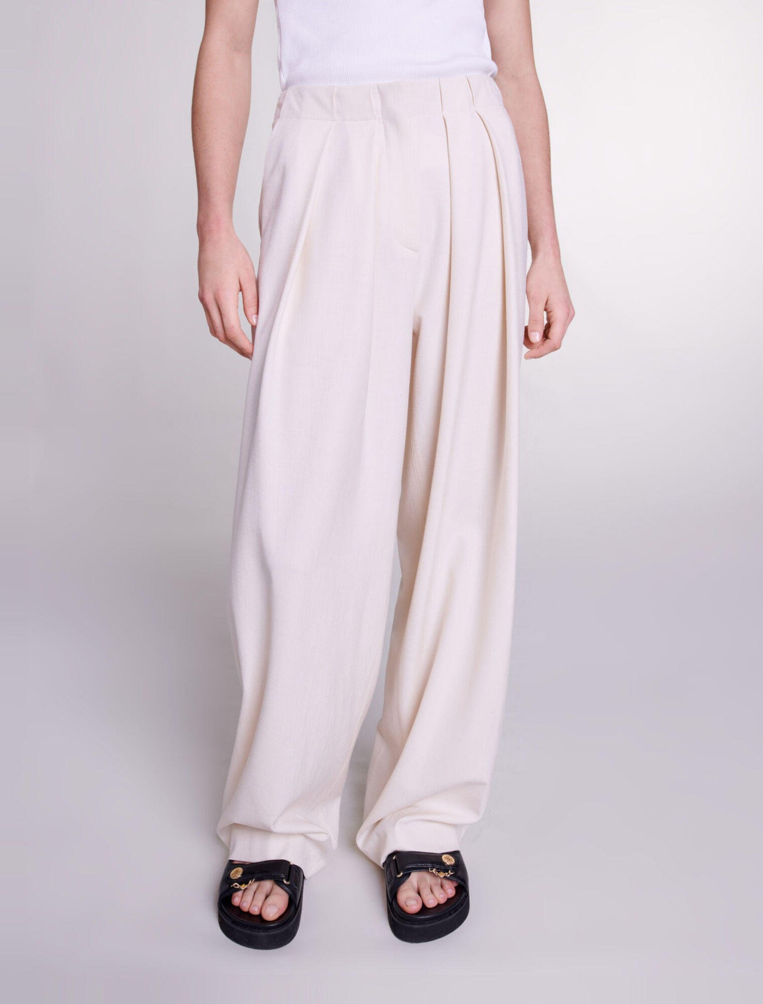 Pantaloni da tailleur larghi