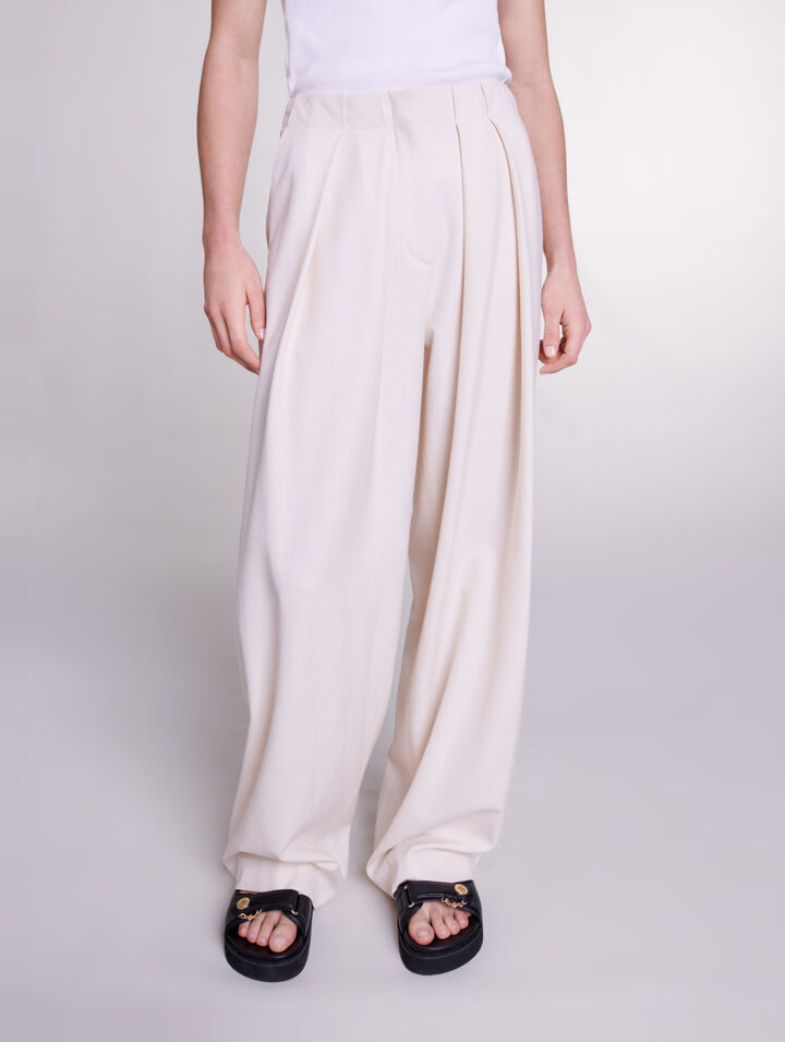 Pantaloni da tailleur larghi