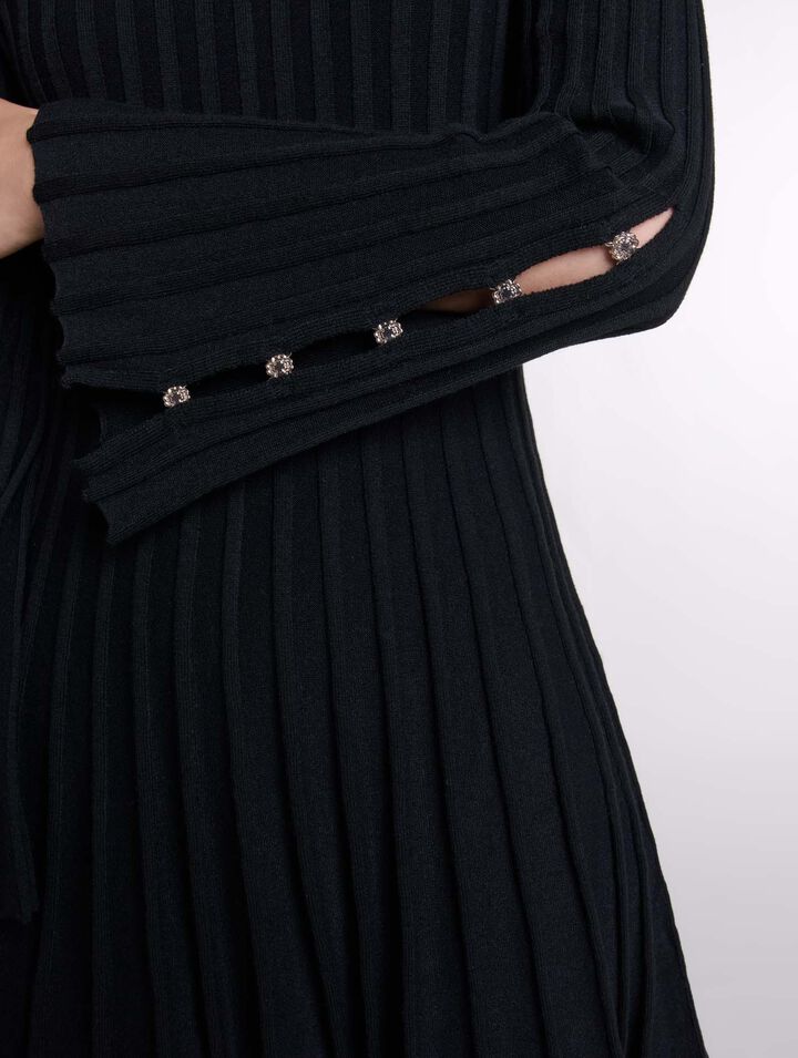 Abito corto in maglia