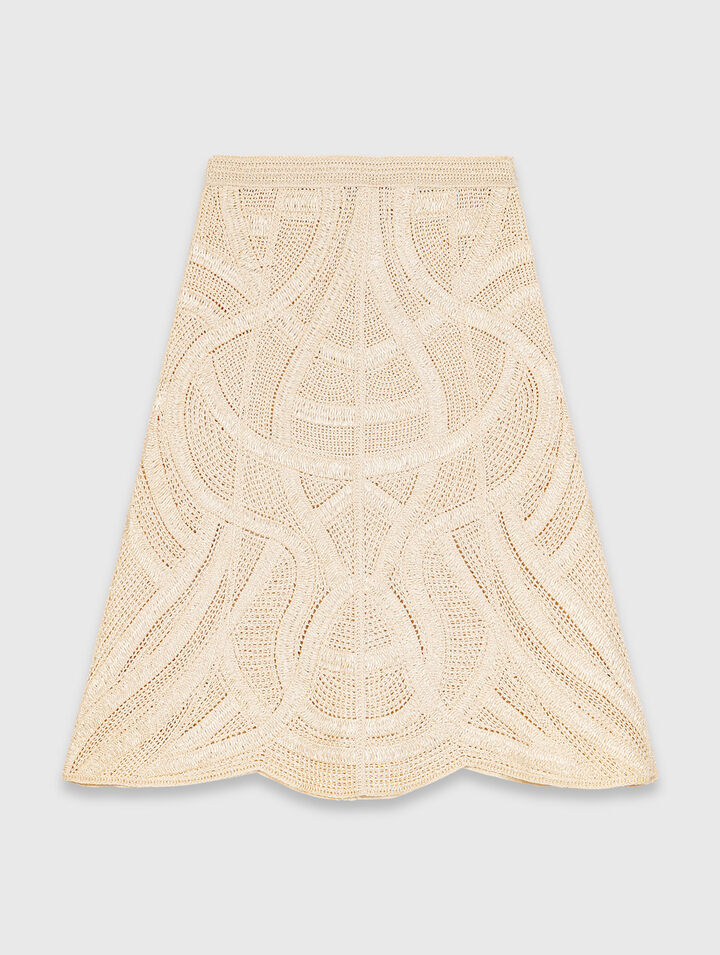 Gonna lunga in crochet