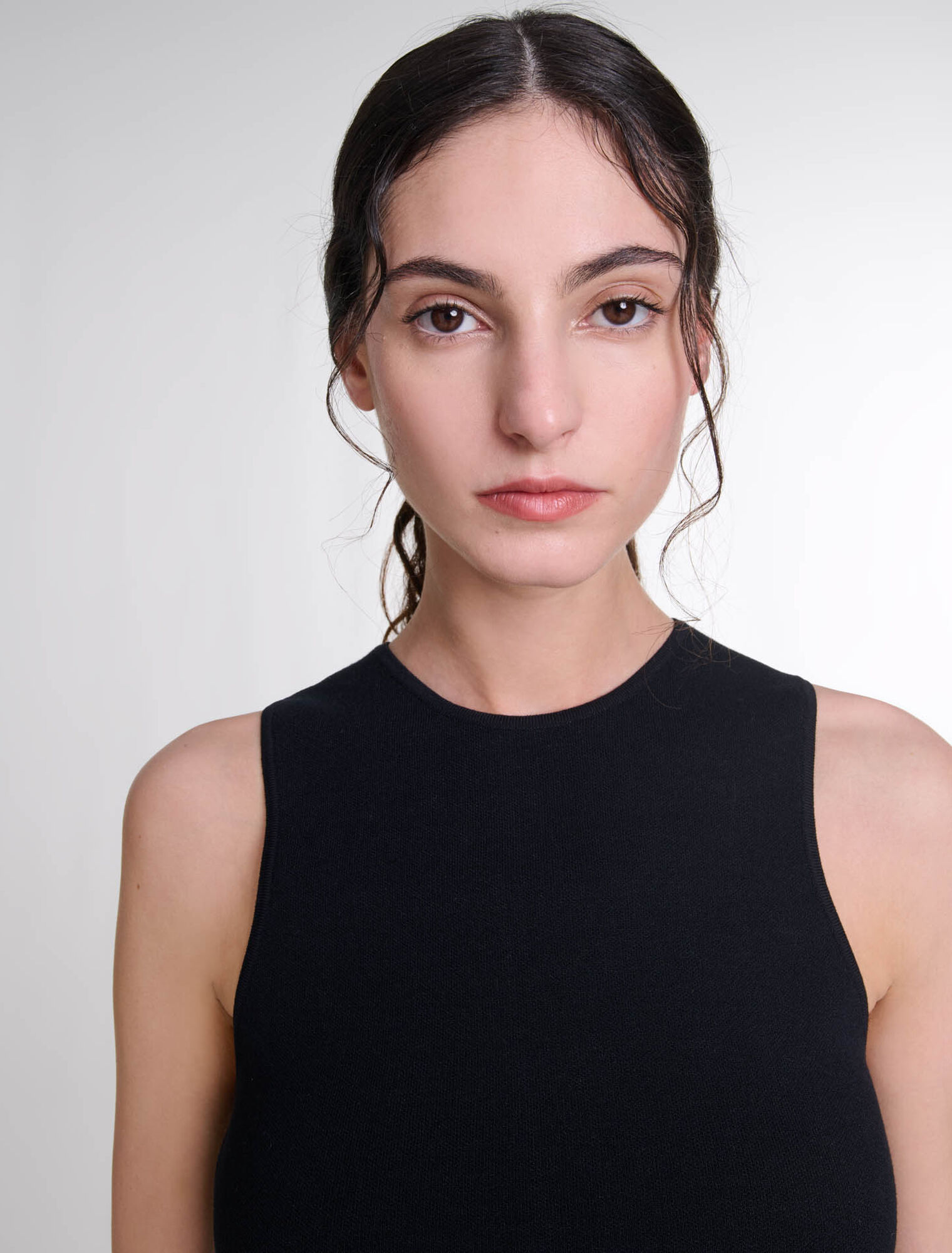 Top corto in maglia