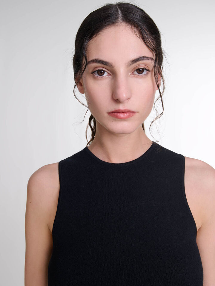 Top corto in maglia