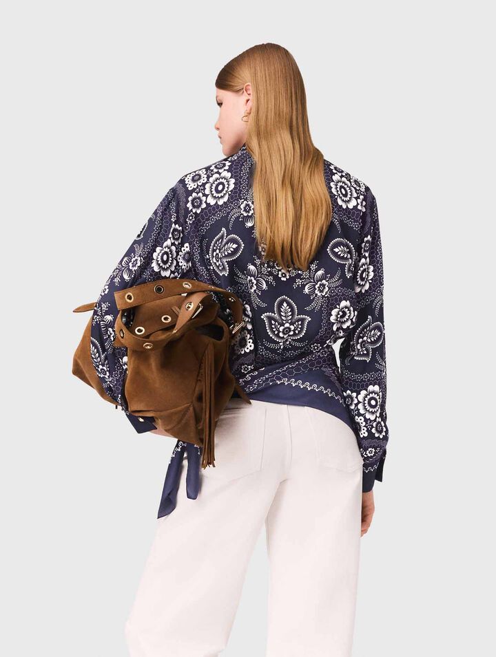 Camicia fluida con stampa