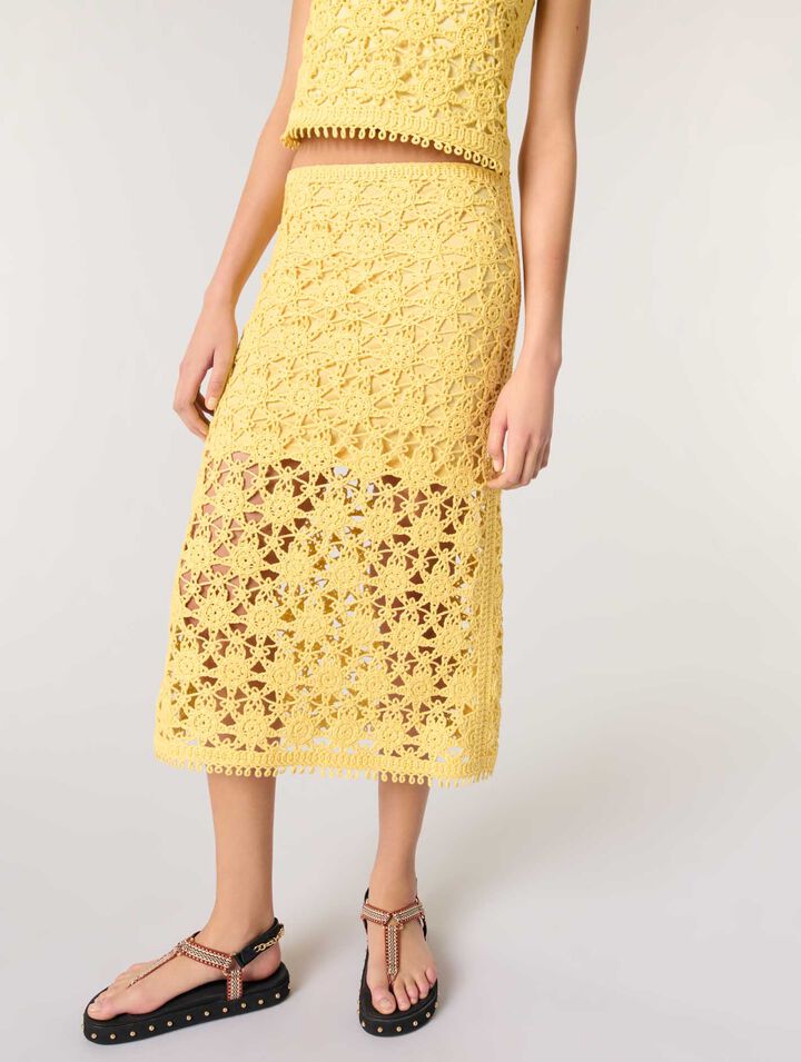 Gonna lunga in crochet