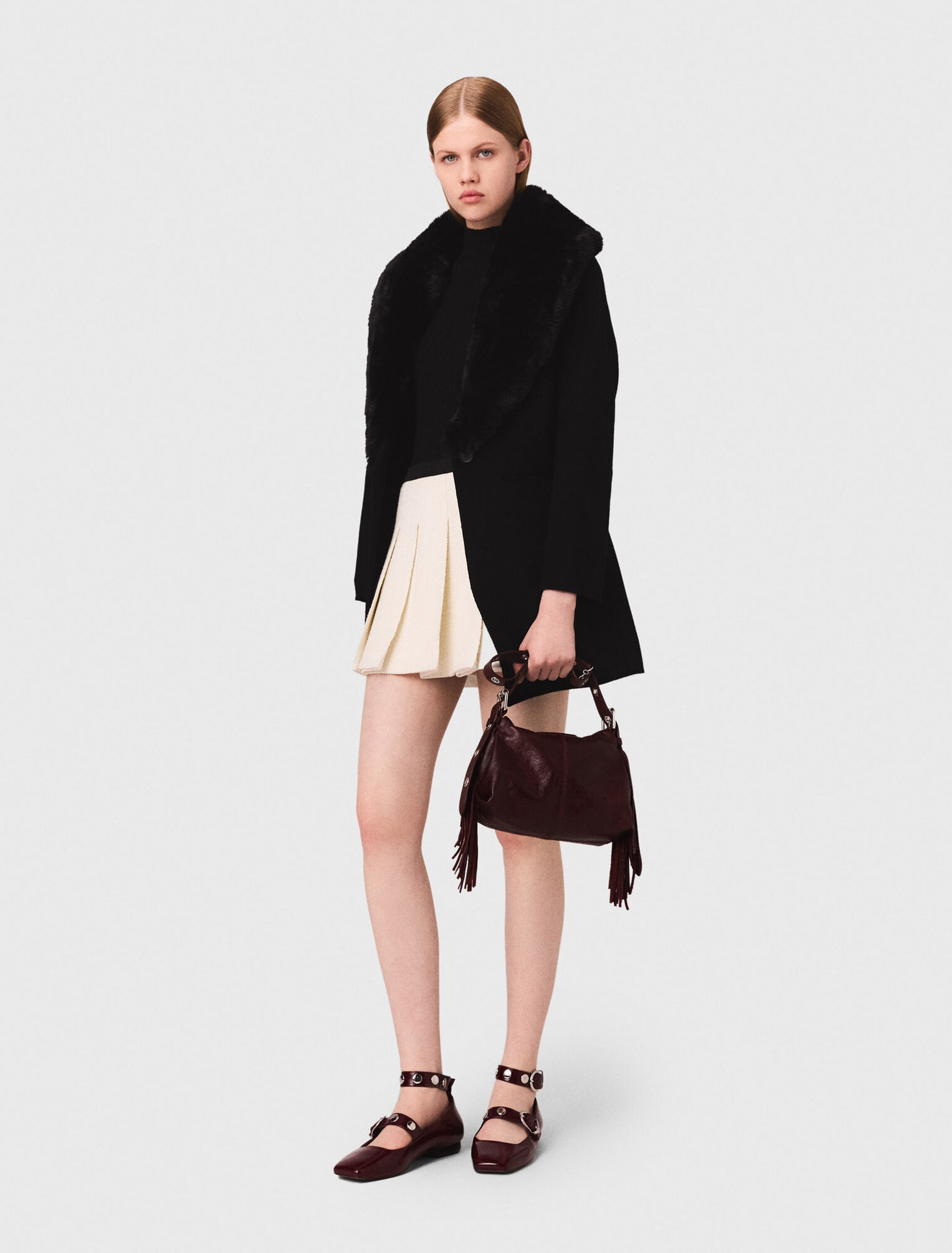 Cappotto double face medio lungo