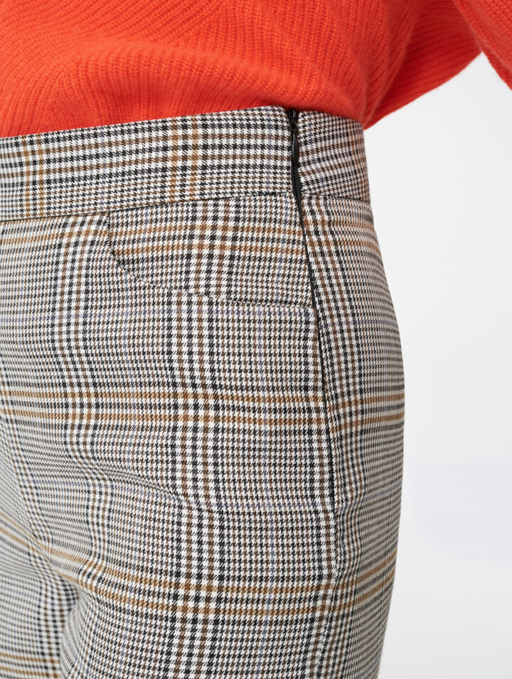 Pantaloncini biker a quadri