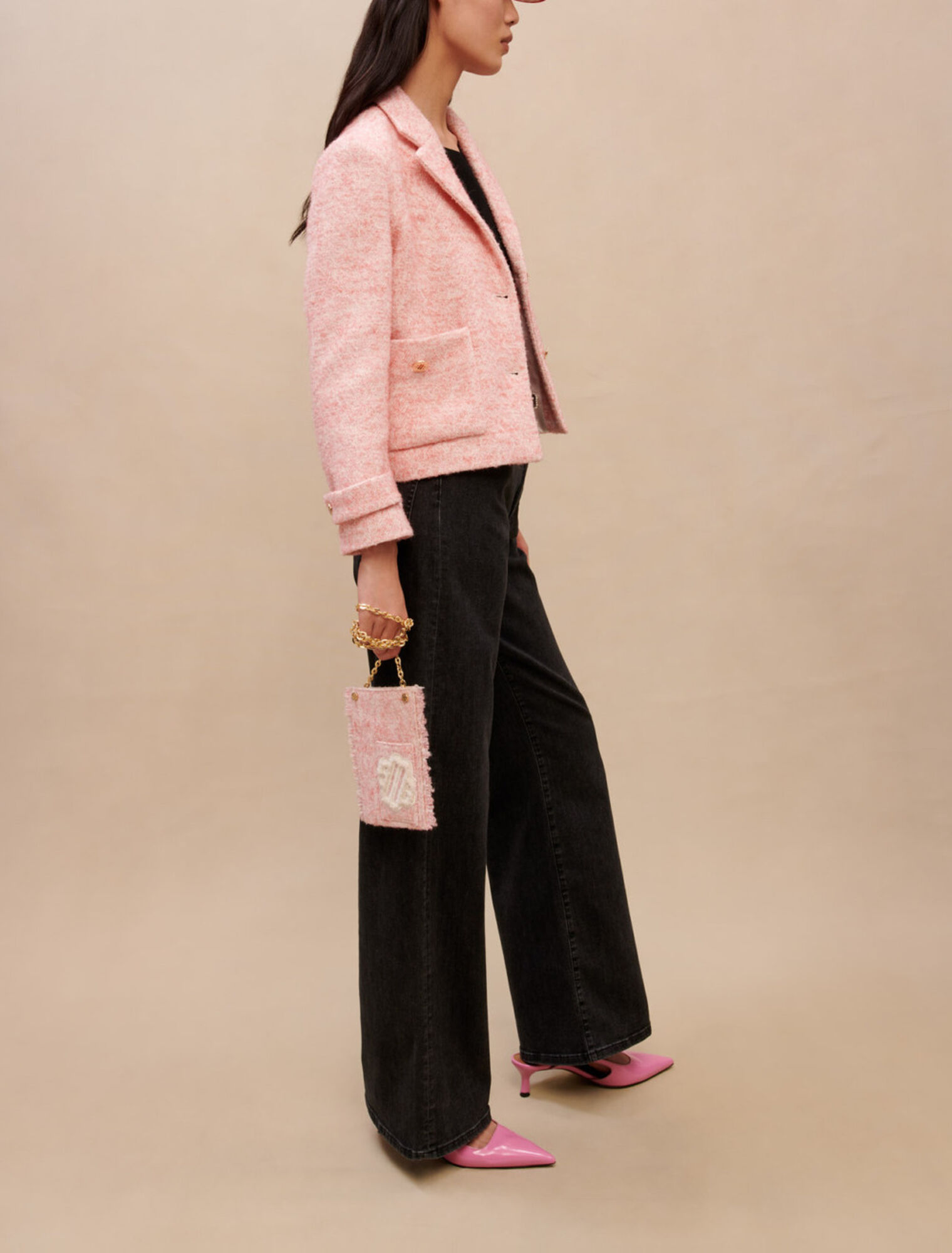 Giacca da tailleur rosa