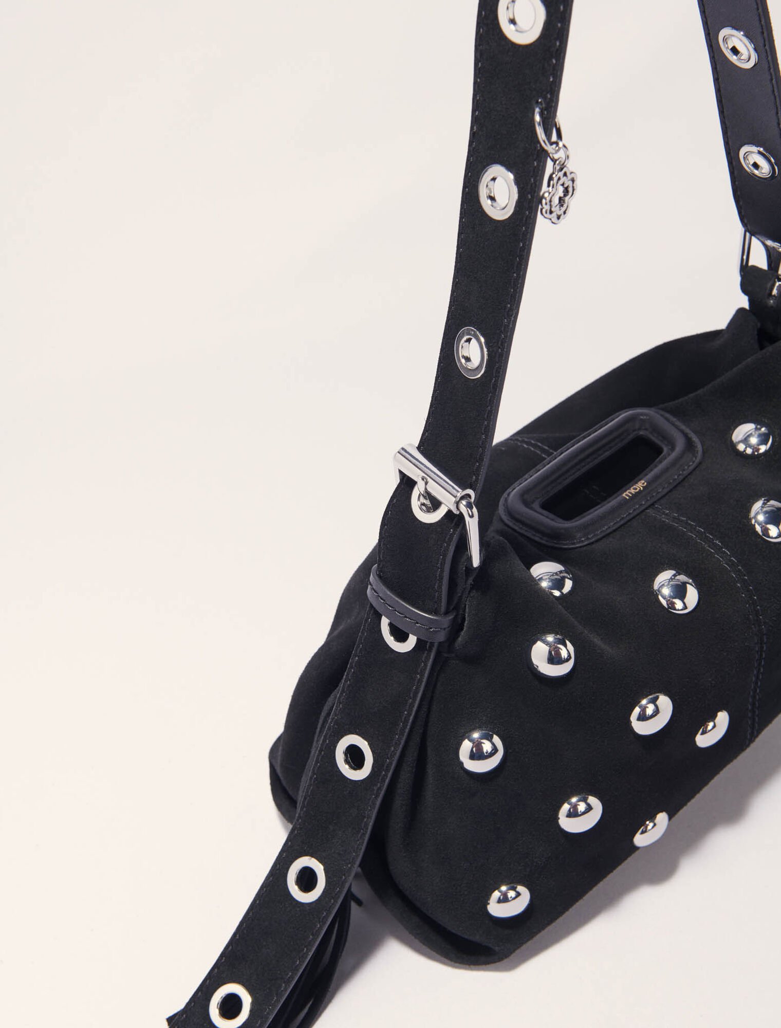 Borsa Miss M in suede e borchie