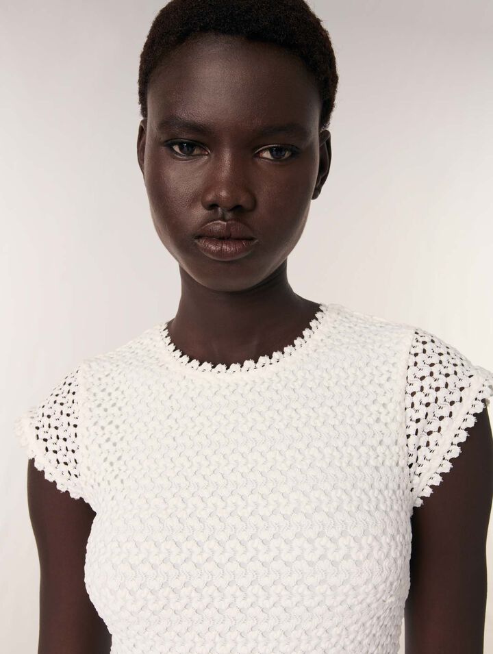 Abito corto in crochet