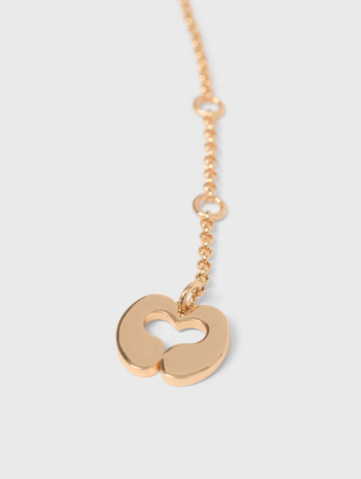 Bracciale con dettagli in perle e strass