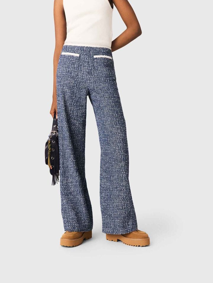 Pantaloni in tweed