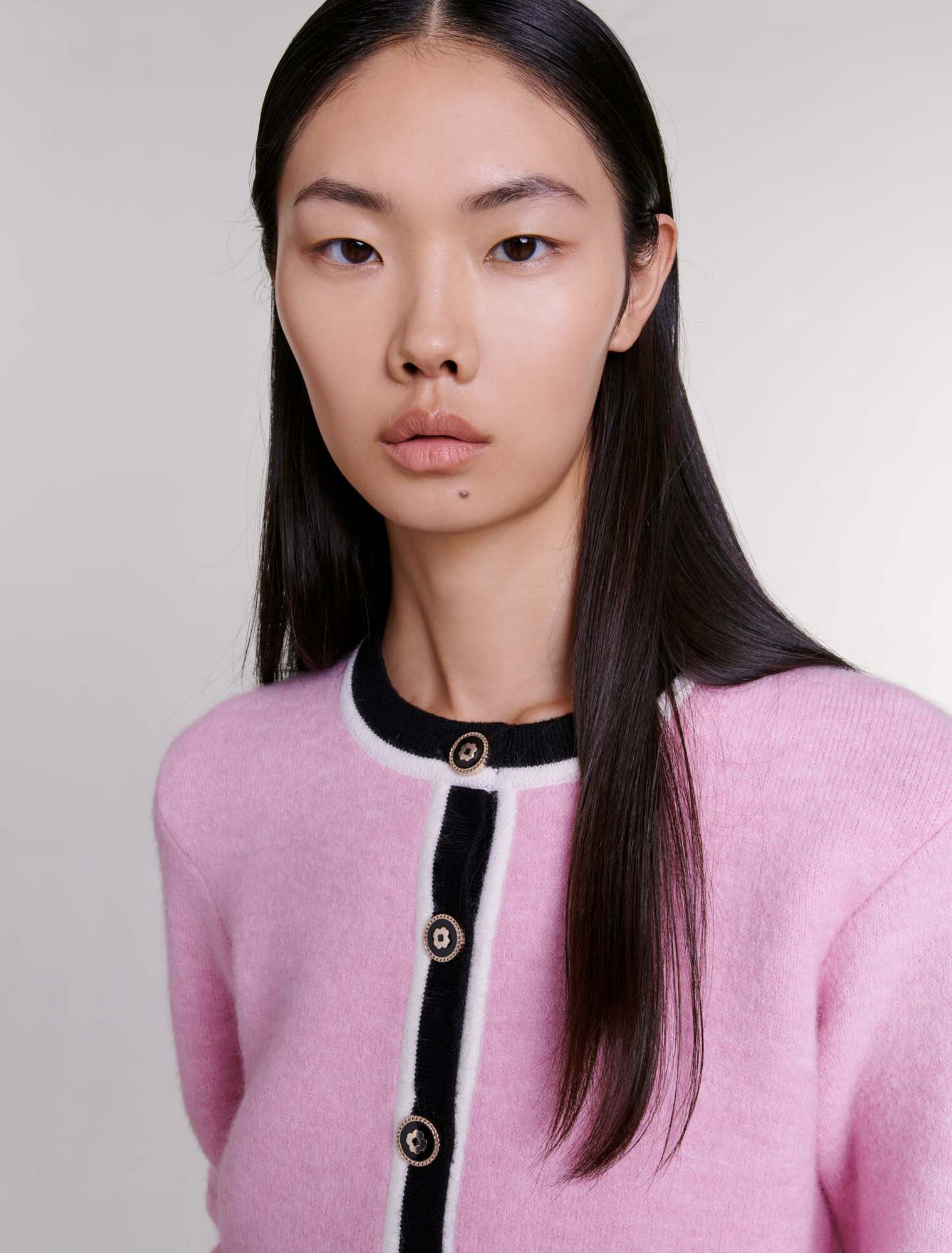 Cardigan corto in maglia