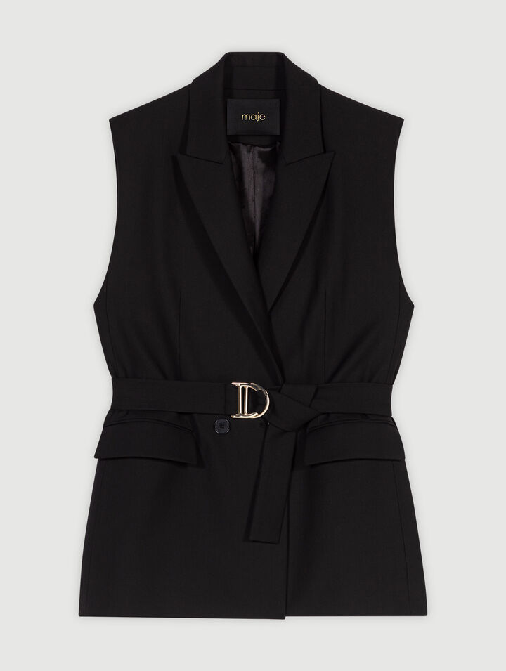 Giacca da tailleur senza maniche 