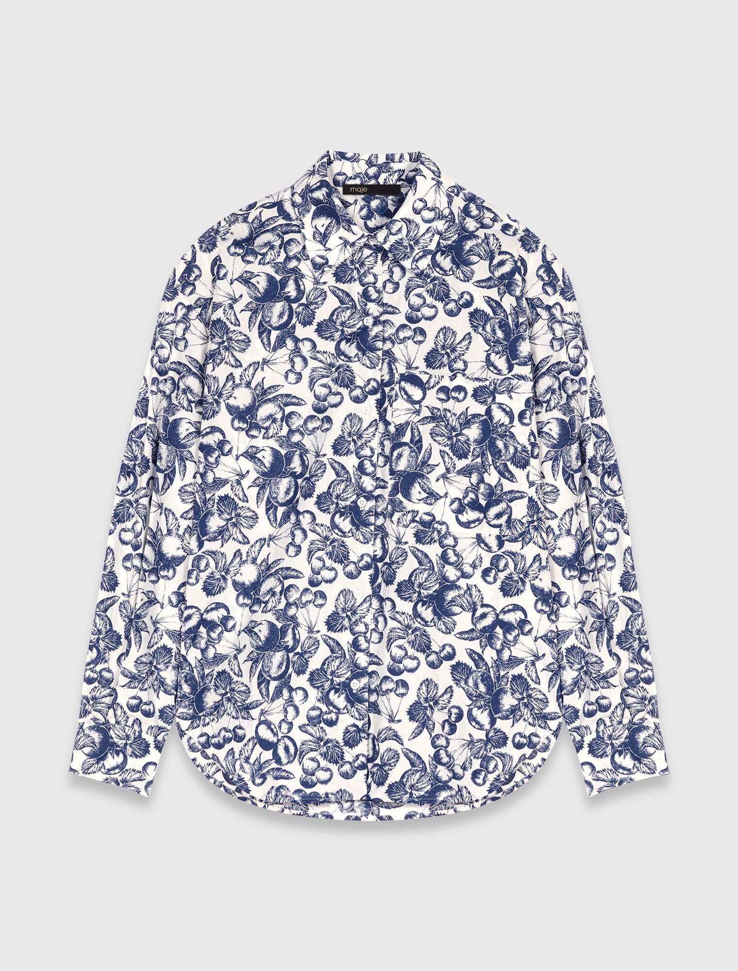 Camicia lunga con stampa